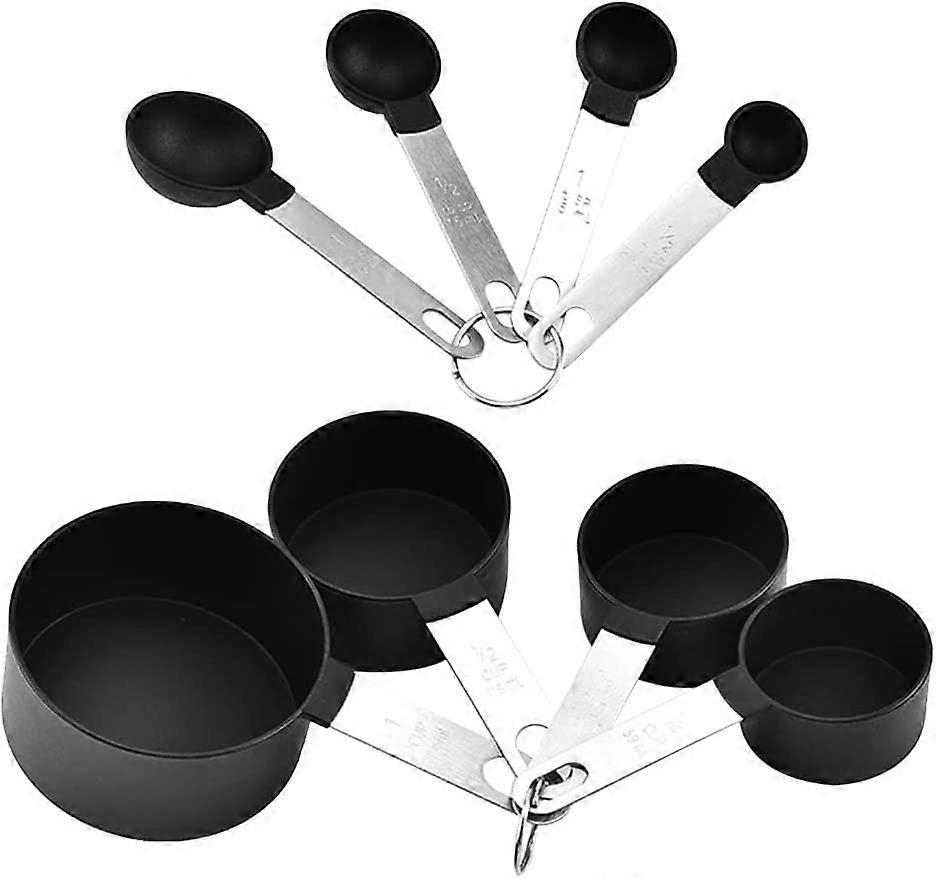 8Pcs Kitchen Measure Spoons