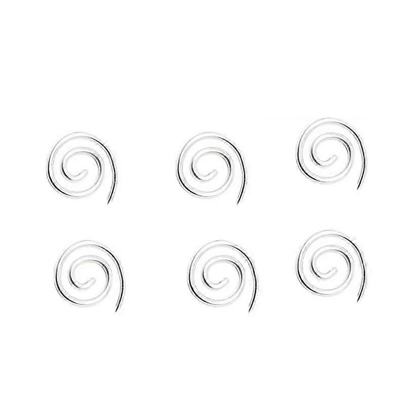 Spiral Kablo Örme İğnesi, Paslanmaz Çelik Ev Örgü İğnesi (1 set (10 adet))