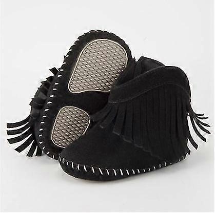 ベビーガールズカウボーイタッセルブーツサイドジッパーモカシンソフトボトムノンスリップトドル