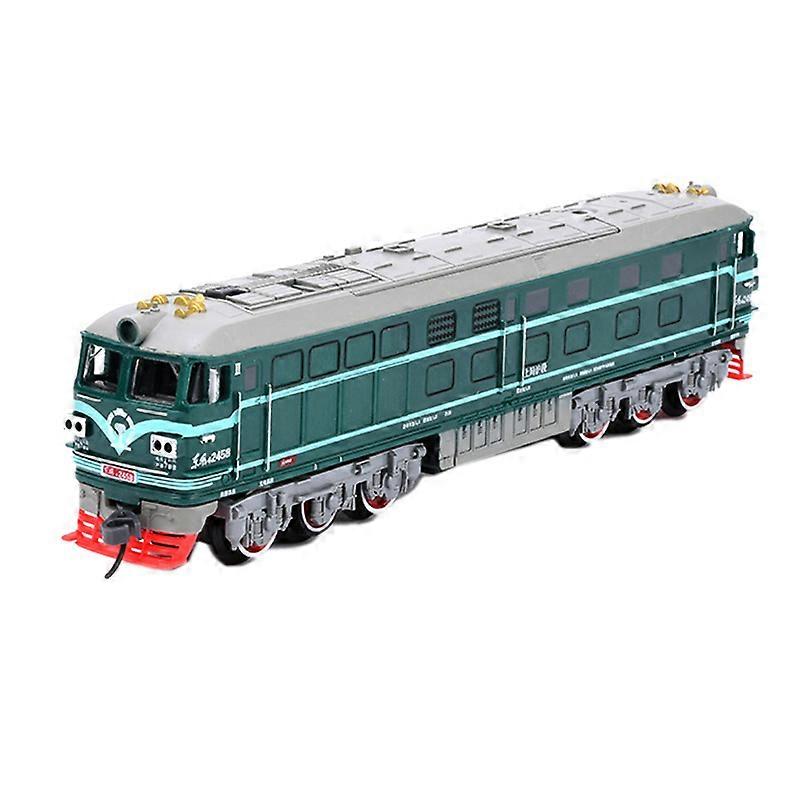 Kids Simulation 1:87 Alloy Internal-Combustion Locomotive Model Toy Acousto-Optic Toys for Children