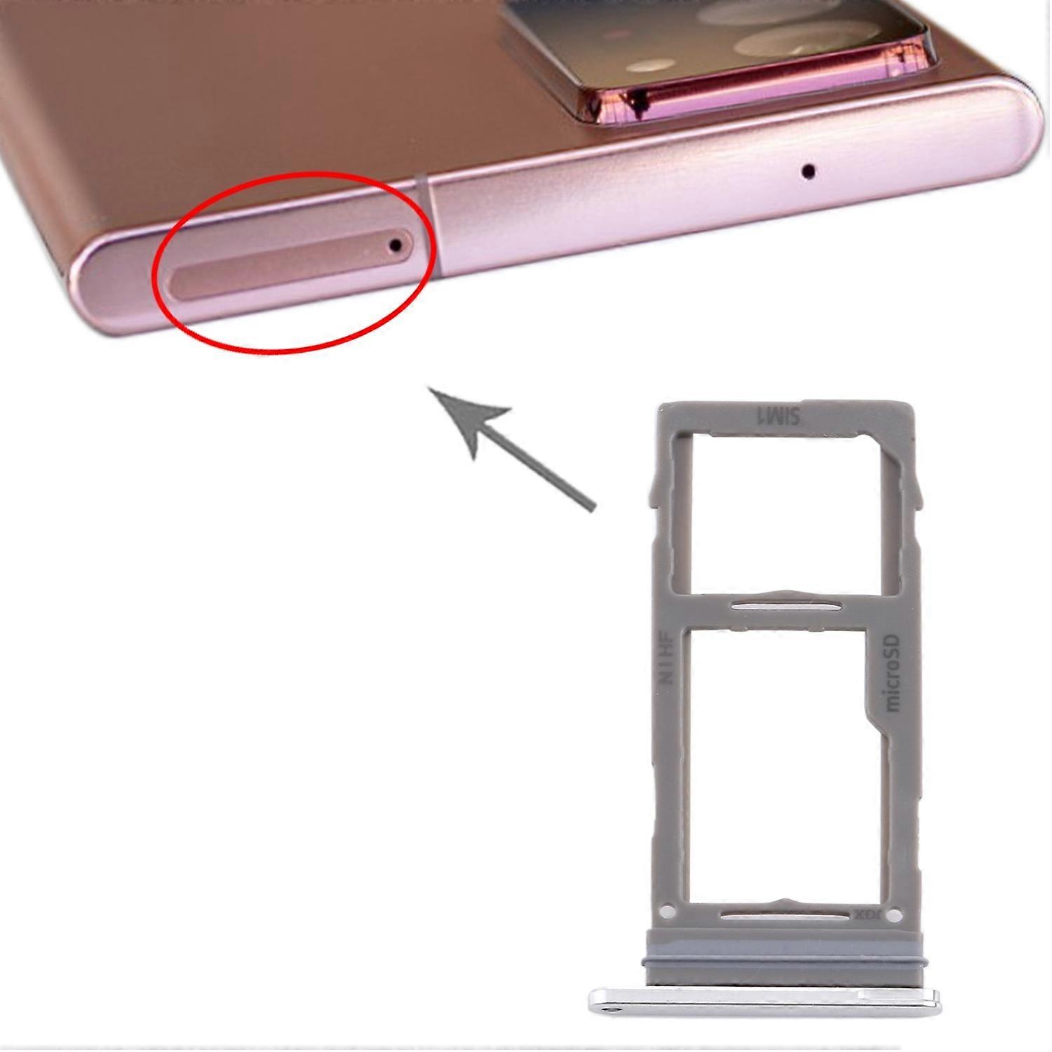 SIM Card Tray + Micro SD Card Tray for Galaxy Note20 Ultra