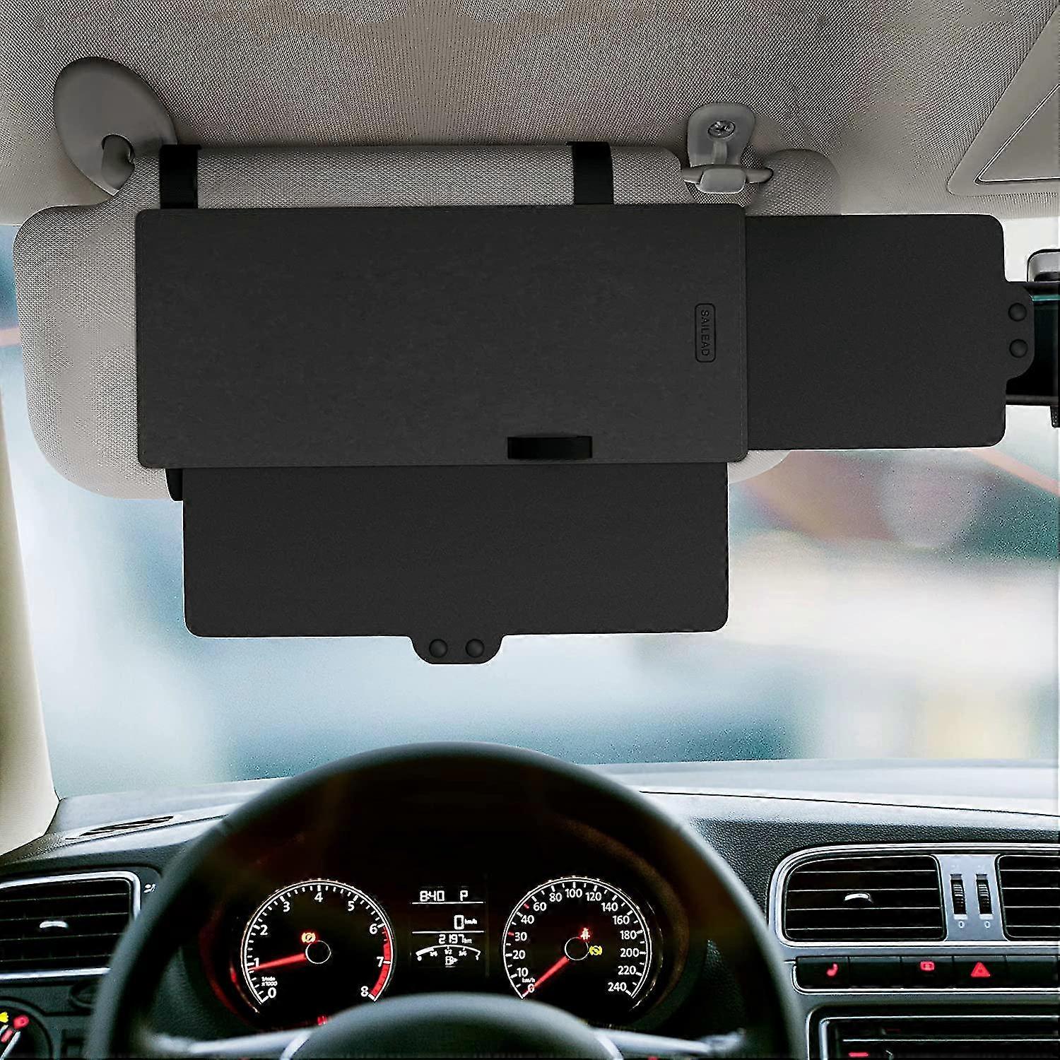 Sun visor sunshade extender for car, side window sun visor extender windshield sunshade and uv rays blocker