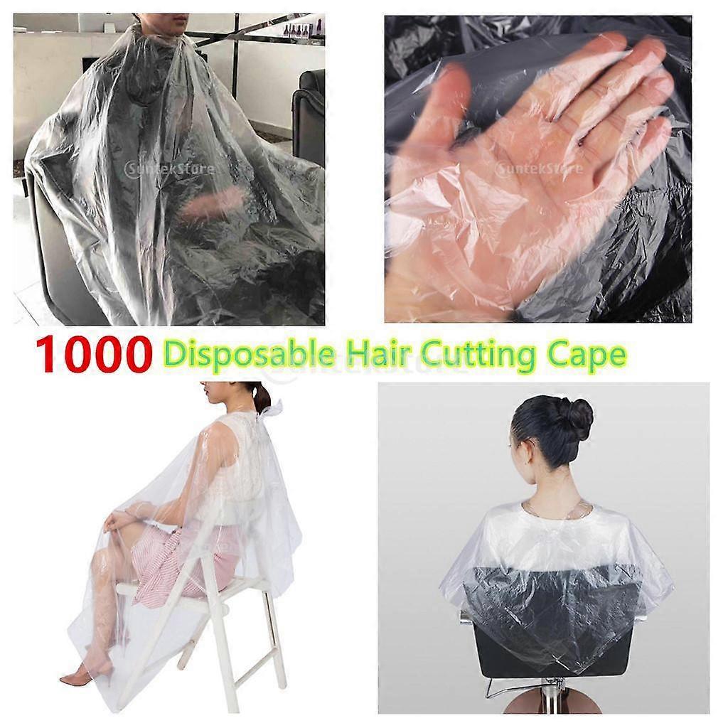 Batas de capa de corte de pelo desechables, capas de barbero protectoras unisex - 1000pcs