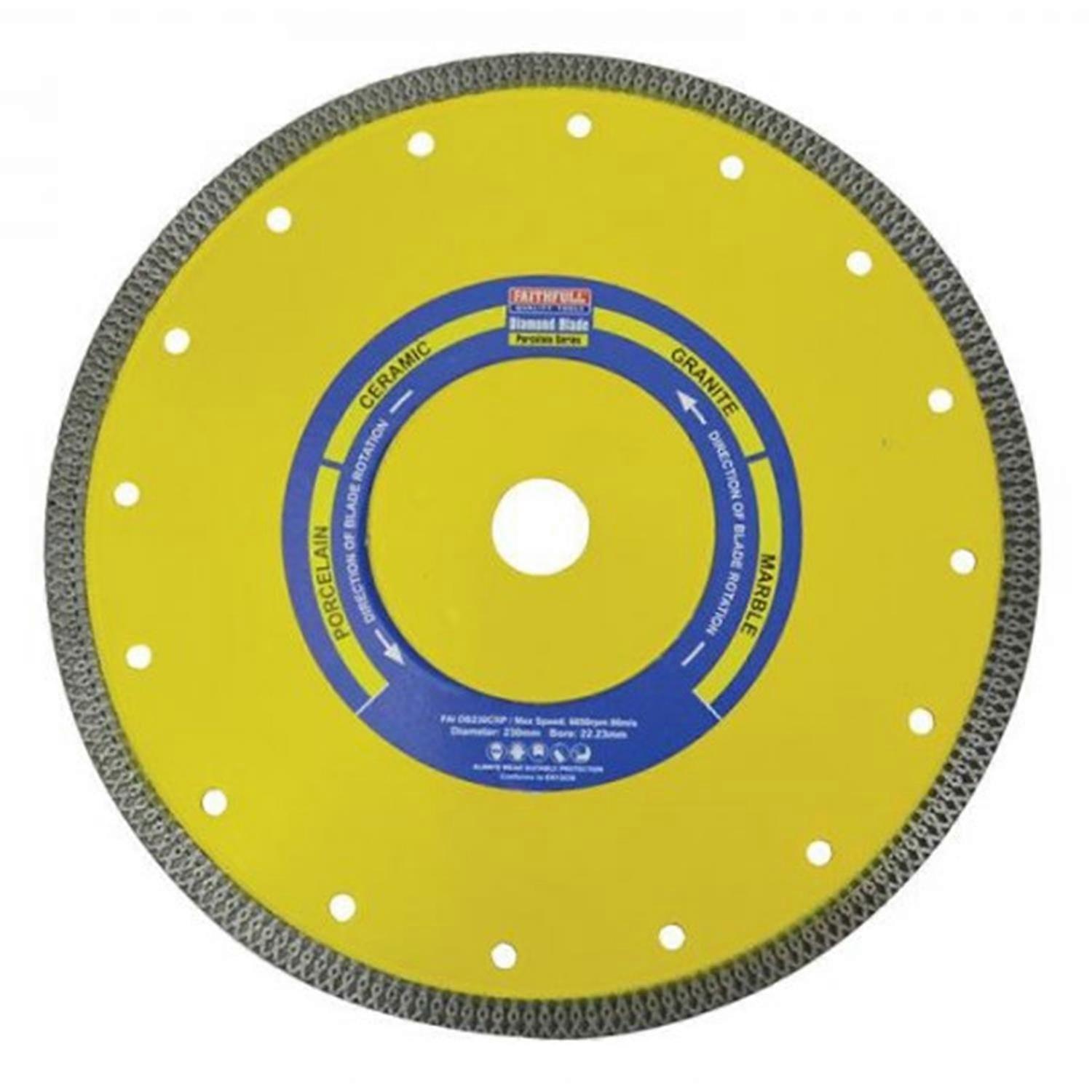 Porcelain Diamond Blade 230 x 22.23mm