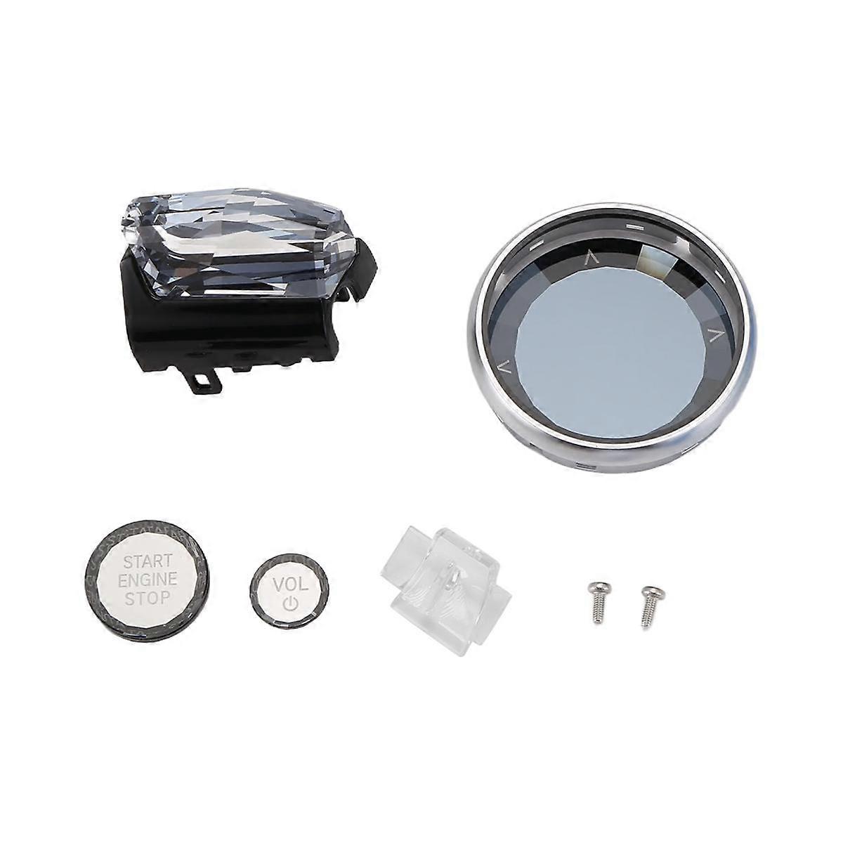 RHD 4Pcs/Set Crystal Gear Shift Paddles Knob for G20 G21 X5 G05 X6 G06 X7 G07 X3 I3 I4