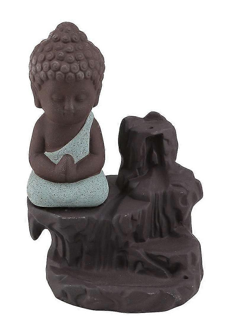 Small Buddha Cone Incense Burner Ceramic Backflow Incense Stick Holder