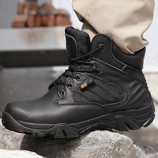 Delta Brand Mens Military Tactical Boots Desert Combat Outdoor Army Travel  Tacticos Botas Shoes Leather Autumn Ankle