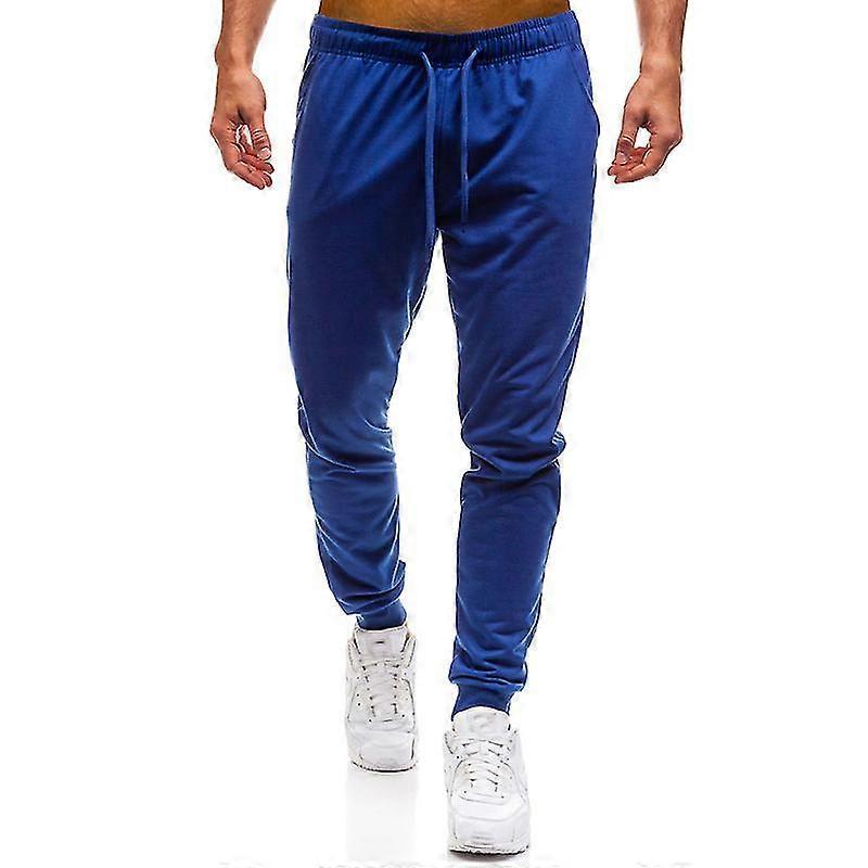 Mannen elastische taille running trainingspak broeken joggingbroek joggingbroek