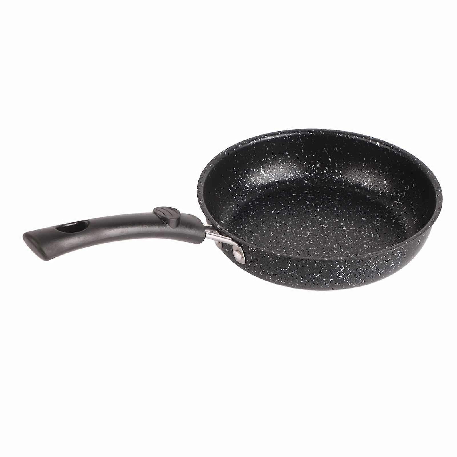 7.1in Stainless Steel Frying Pan with Ergonomic Handle - Fast Even Heat Conduction Nonstick Skillet for Bacon Steak Onions