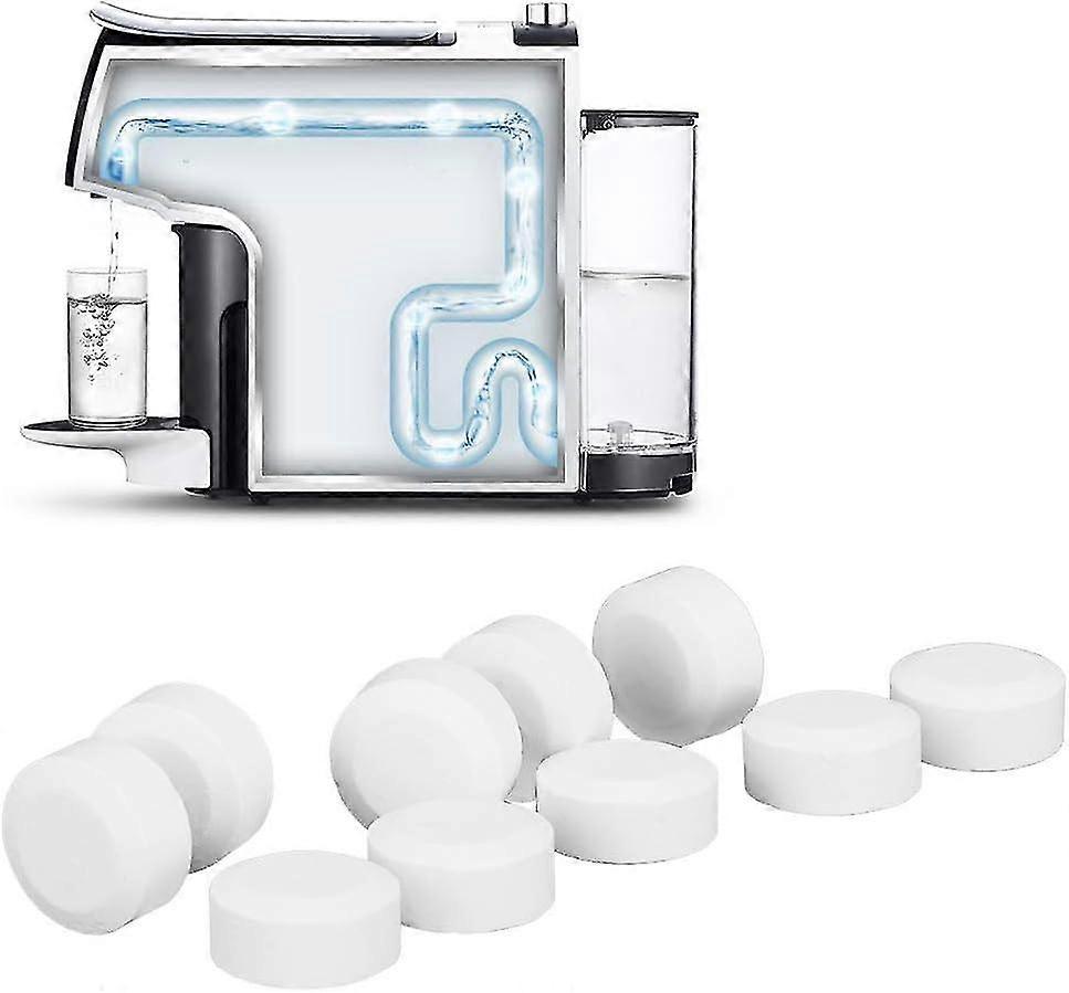 60pcs Coffee Machine Descaling Agent, Full-Automatic Coffee Maker Machine Cleaning Tablets for Home Office Shop