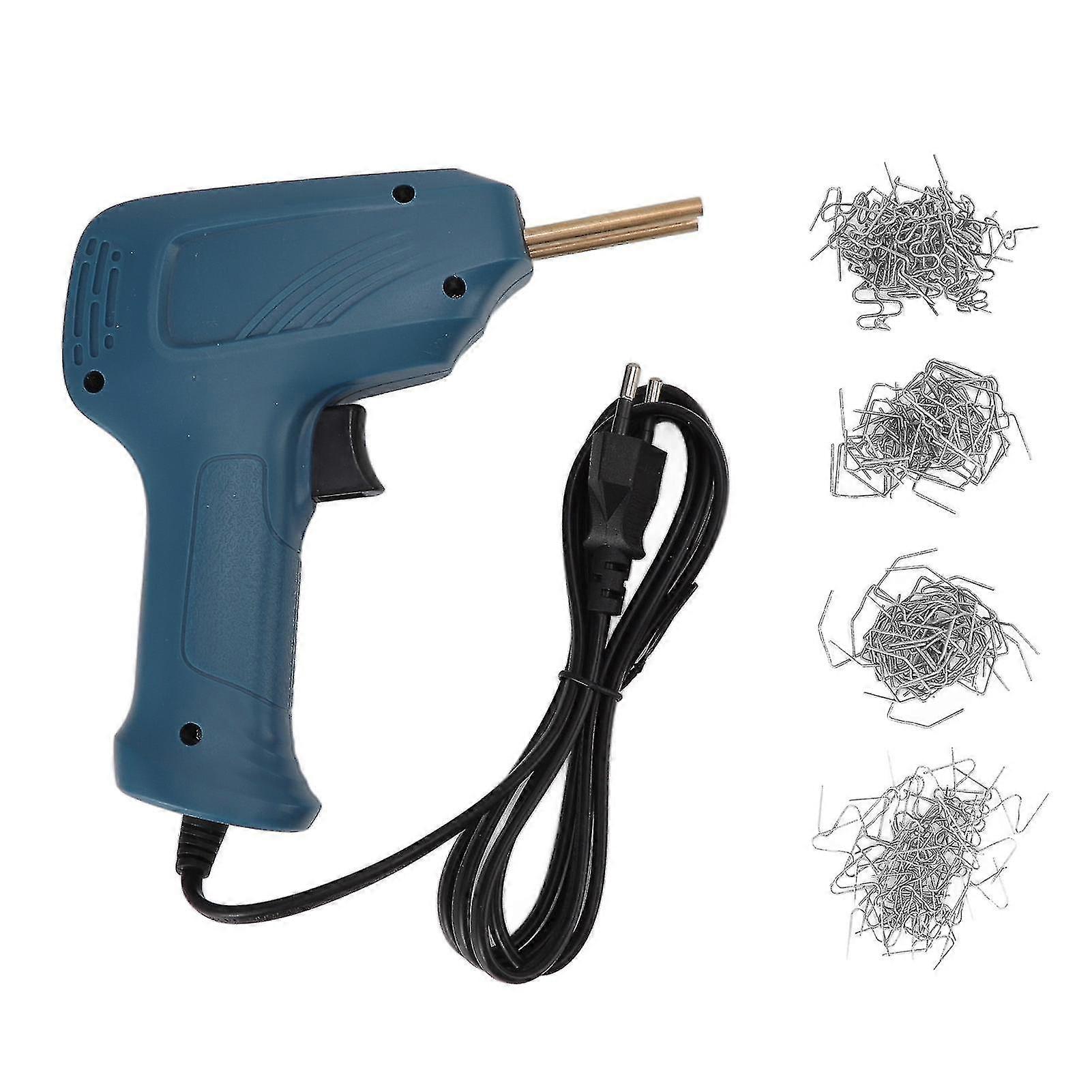 Handheld Portable Electric Welding Machine - Fast Heating Plastic Welder - 200 Welding Nails Included - EU Plug (220V) - Repair Tool