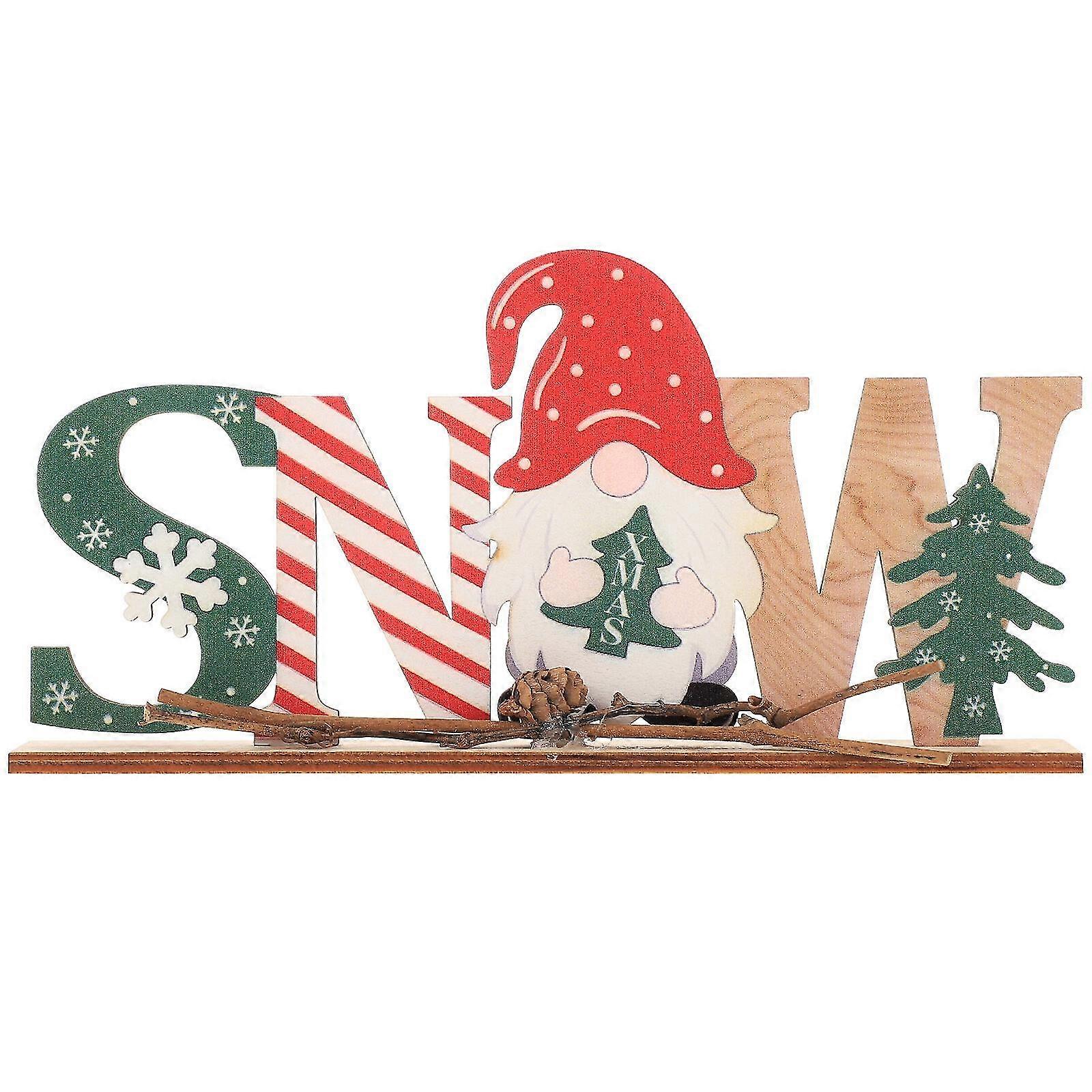 Adorable Xmas Decorative Craft Home Desktop Ornament Scene Layout Adornment