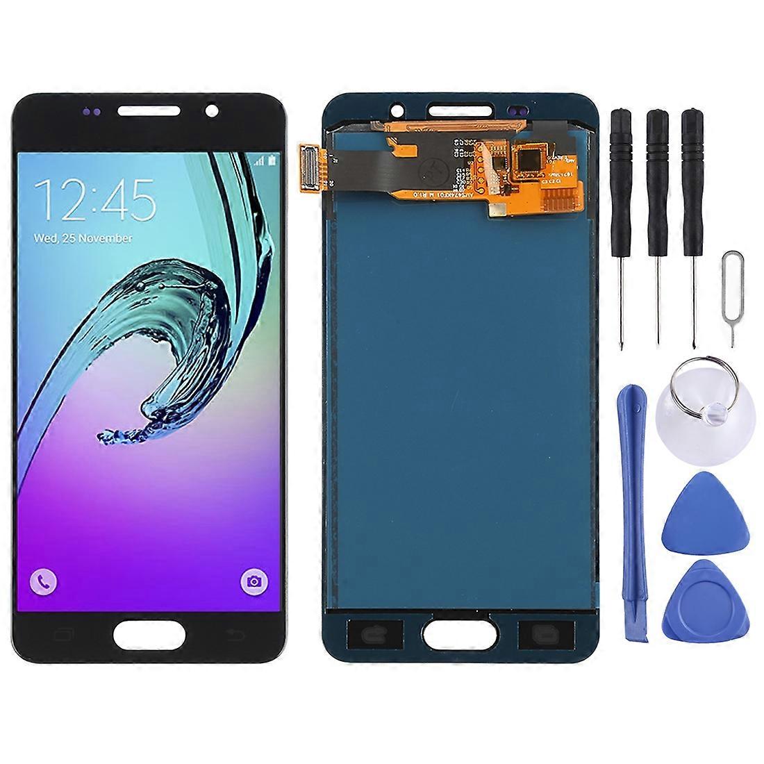Ecran LCD TFT pour Galaxy A3 (2016), A310F, A310F/DS, A310M, A310M/DS, A310Y avec ensemble complet du numériseur (noir)