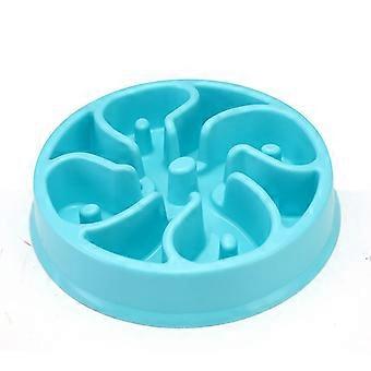 Slow Feeder Dog Bowl Non-toxic And Anti-choke 1 Piece Blue
