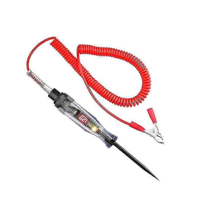 Durable Automotive Electric Circuit Tester Digital Light Probe Test Pen