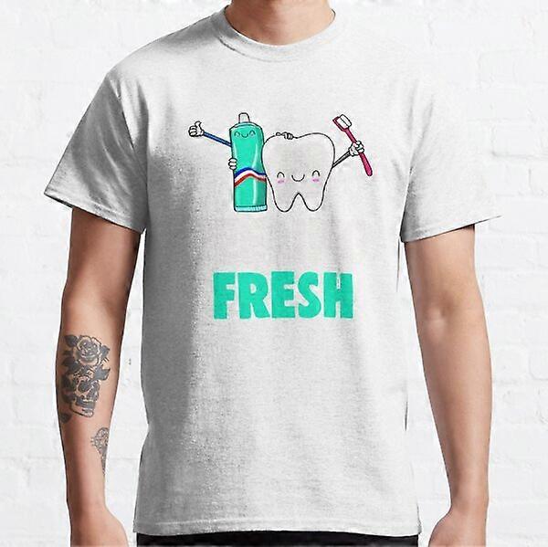 Feeling Fresh Toothpaste Classic T-Shirt-RK5937
