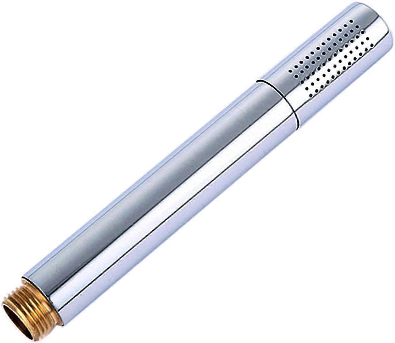 Mini Universal Handheld Shower Head Brass Chromed Showerhead (Round)