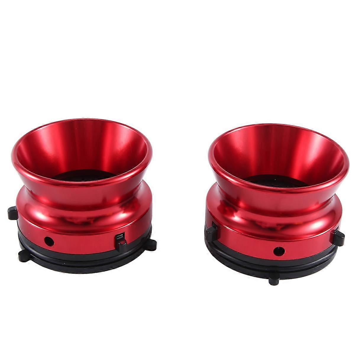 1 Pair Hub Adapters Professional Polished Aluminum Alloy 10 Inch Opener for Studer ReVox for for (Red)