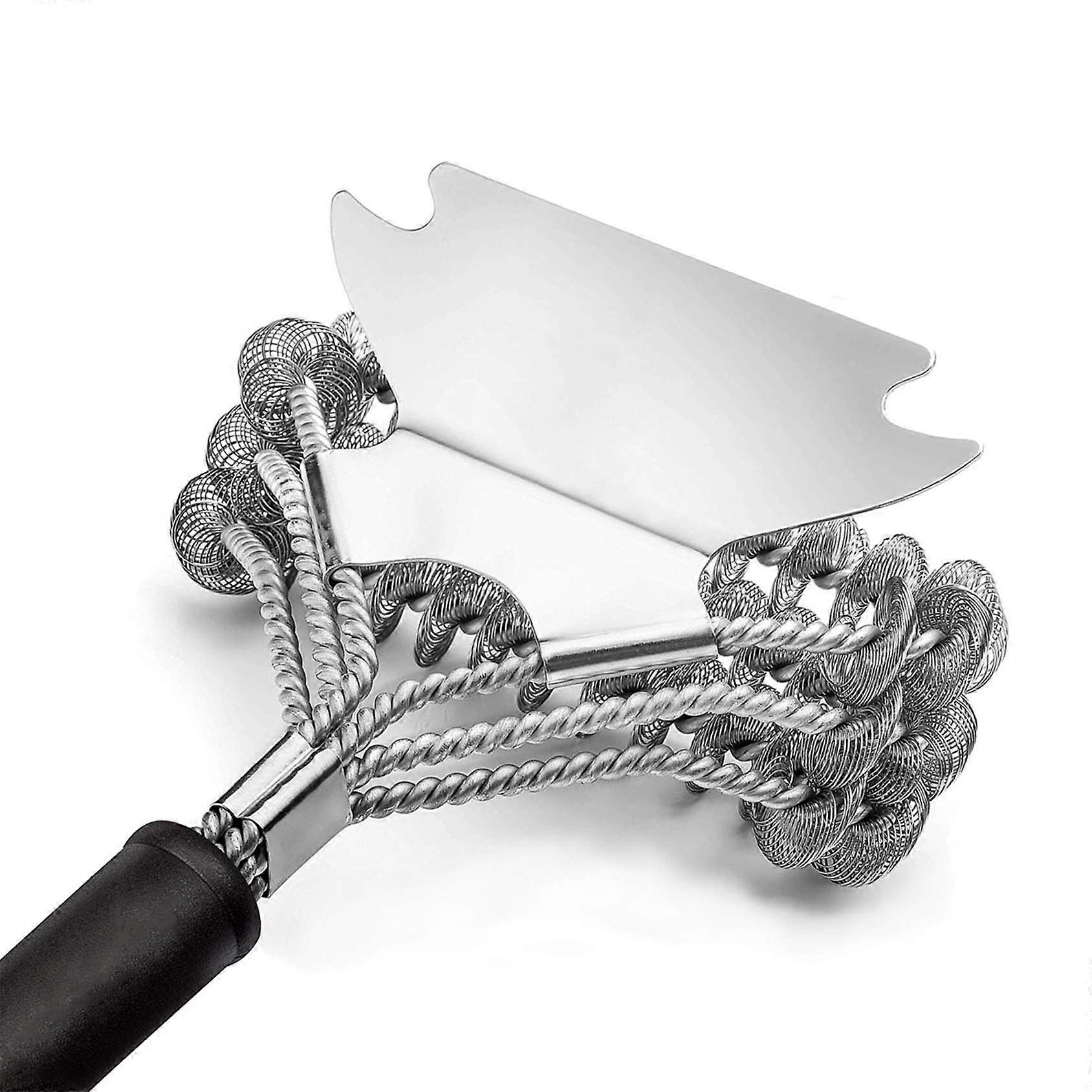 Brosse à gril Britless - Le nettoyant pour gril le plus sûr avec grattoir extra large - Professionnel