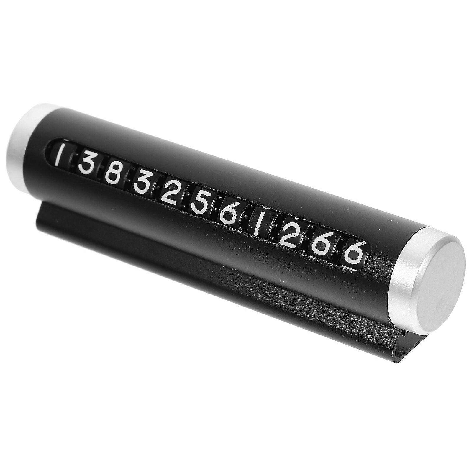 Car Temporary Parking Card Phone Number Plate Dashboard Parking Number Plate