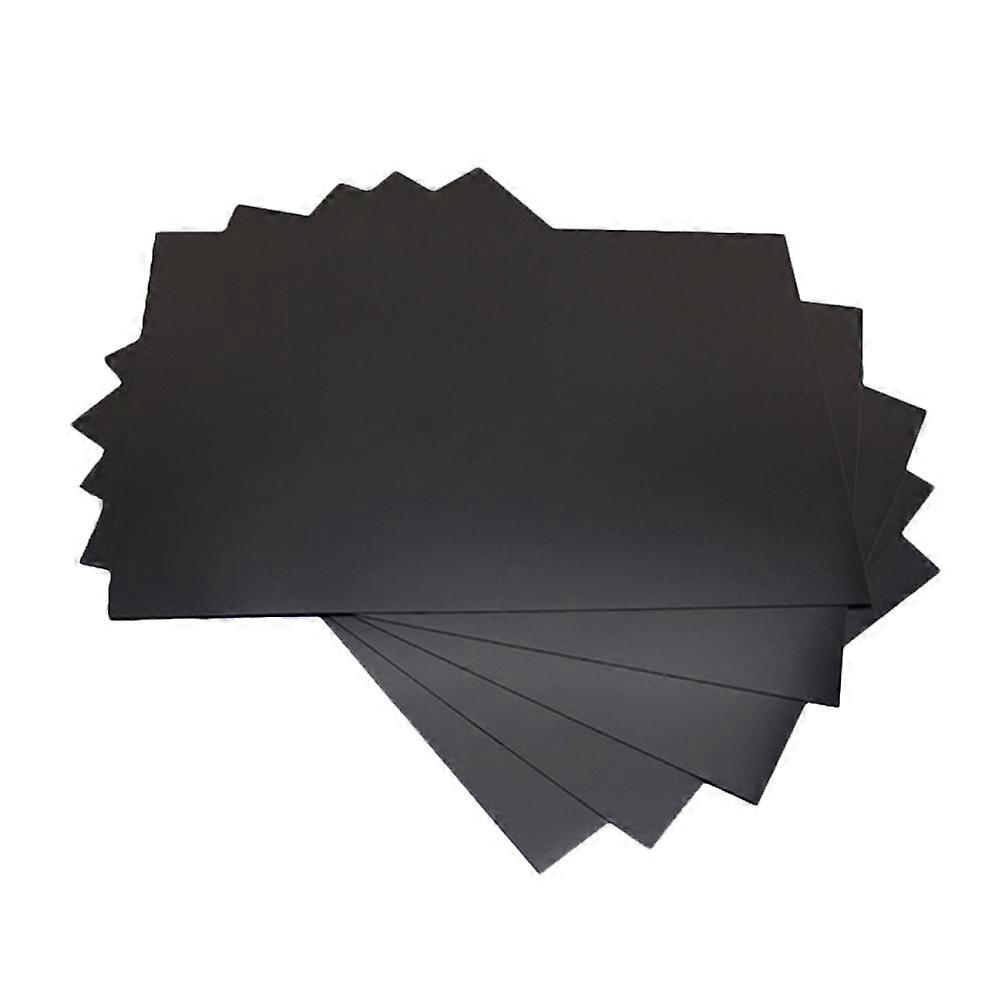 5 قطع مرنة ورقة مغناطيسية ورقة المطاط المغناطيسي ورقة مغناطيسية ورقة الجدار المغناطيس