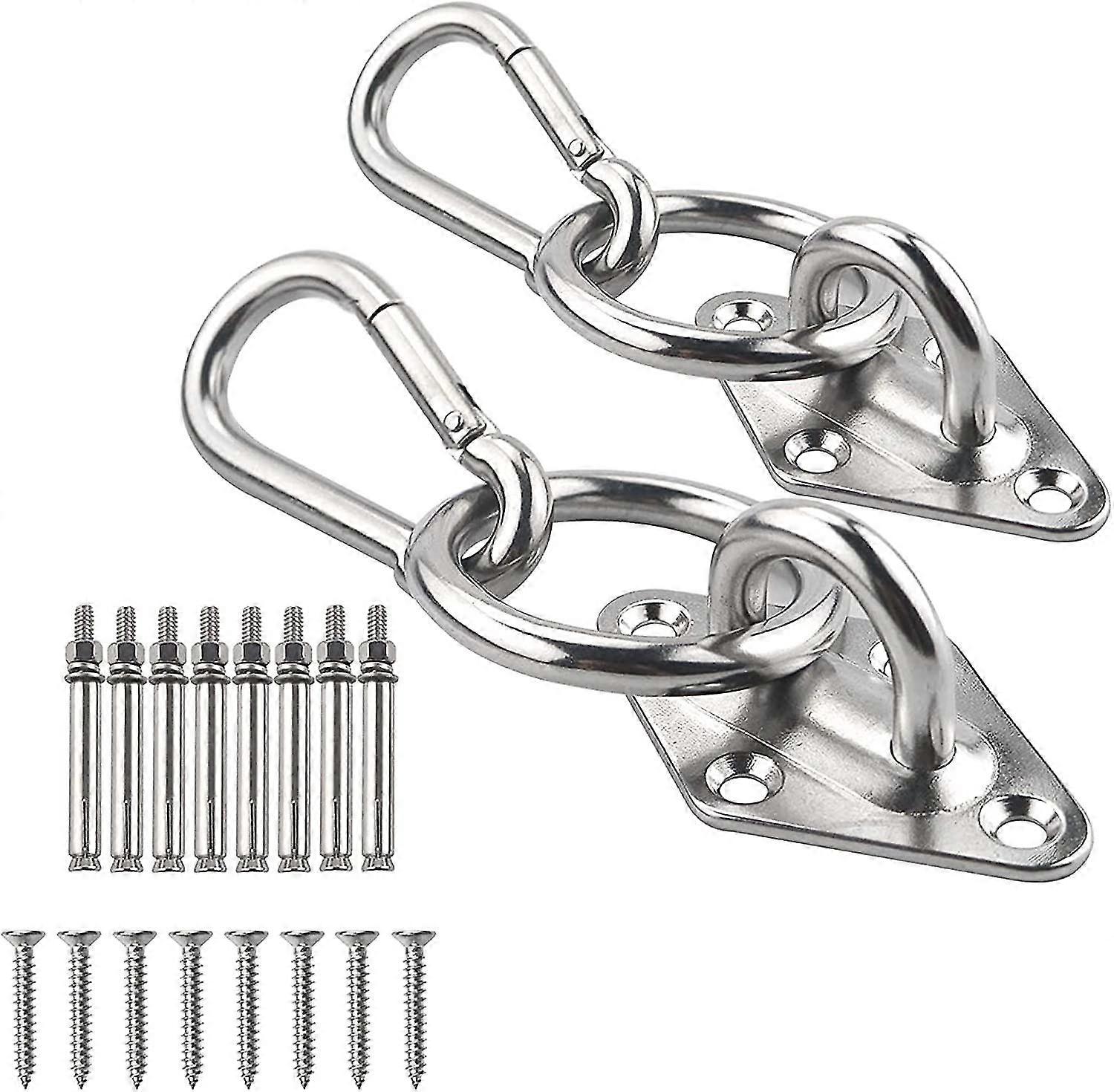 Heavy Duty Hammock Hanging Kit - M8 Suspension Ceiling Hooks for Hammock Swing