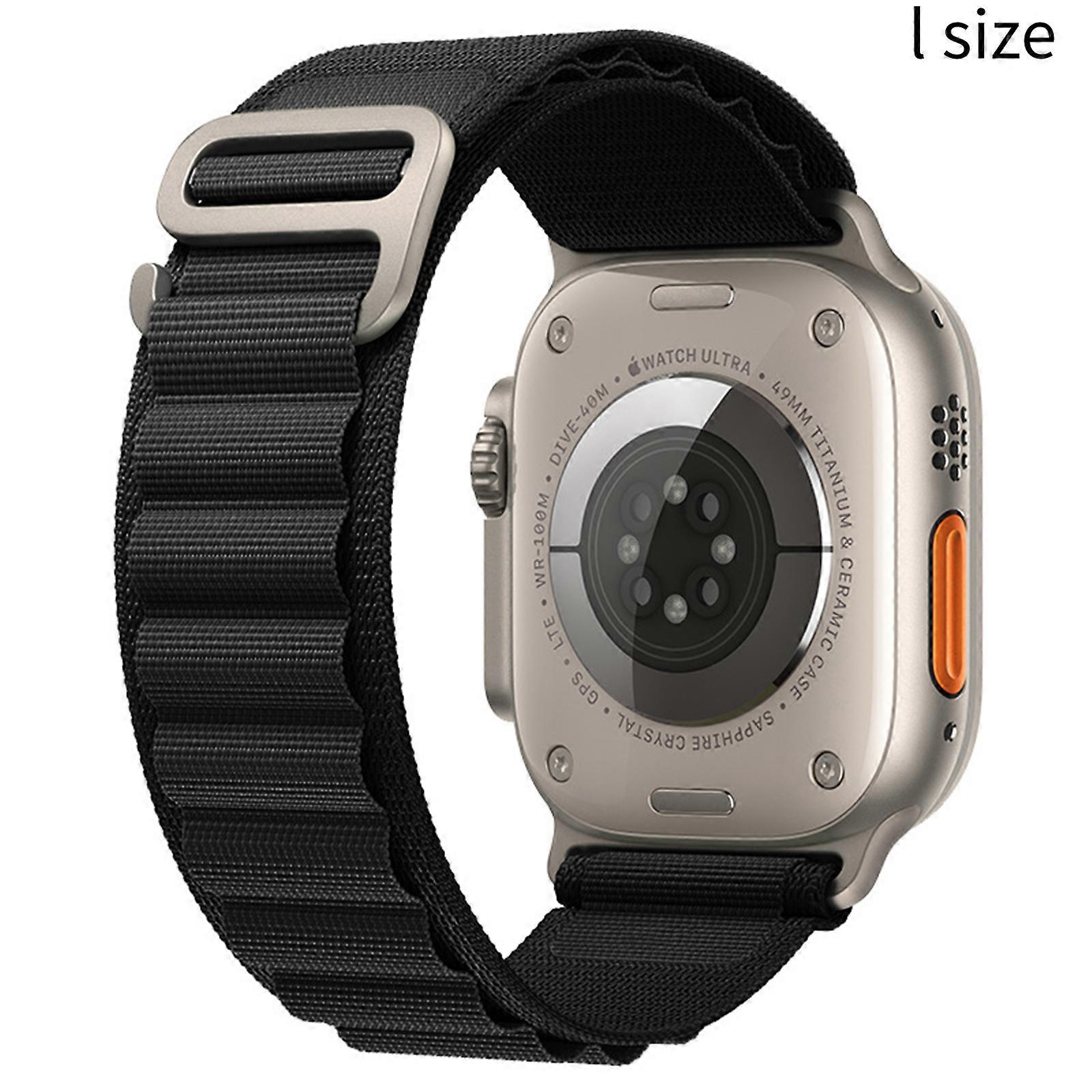 New Arrive Compatible with Watch Strap 38/40/41mm, 42/44/45/49 mm Nylon Braided Loop Adjustable Strap