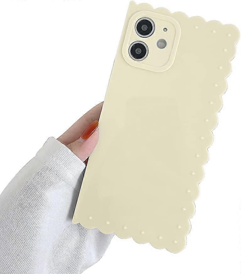 Compatible with iPhone 11 Case with Girls Cute Simple Square Frame Fashion Design Smooth Soft TPU Anti-Fall Anti-Scratch Protective Case for iPhone 11