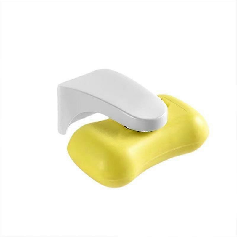 Magnetic Soap Holder Wall Mounted Creative Soap Rack Self-adhesive Hanging Storage Rack Drain