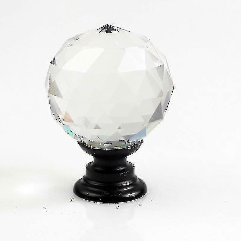 10pcs Clear Crystal Glass Door Knobs Extra Large Kitchen Door Handle Bedroom Pull Handle