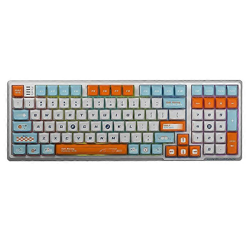 Darmoshark K7 Pro 98 Keys Three-mode Mechanical Keyboard Hot Swappable Gateron Gpro Switch Rgb 2.4g/bluetooth/type-c Wired Tri-mode Gaming Keyboard
