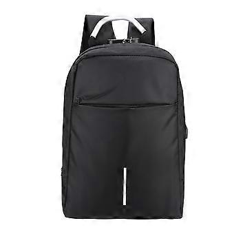 Anti-theft Password Lock Student Backpack USB Charging Headphone