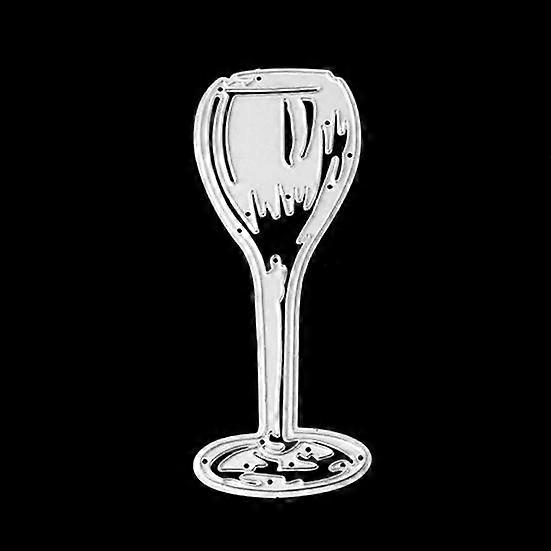 Practical Cutting Stencil Wine Glass Pattern Sturdy