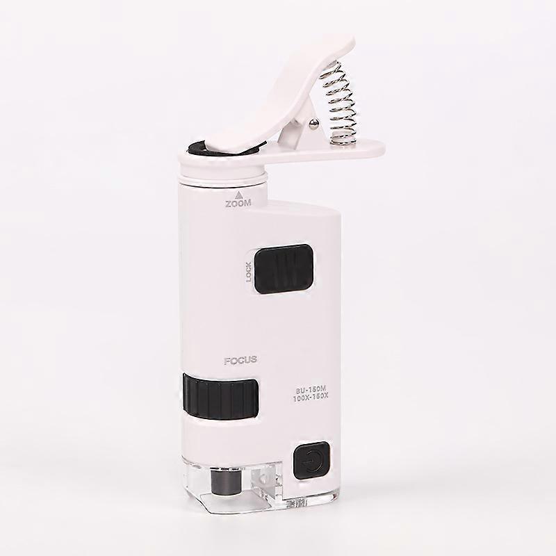 80-120X LED Cell Phone Microscope Universal Clip-type Cellph