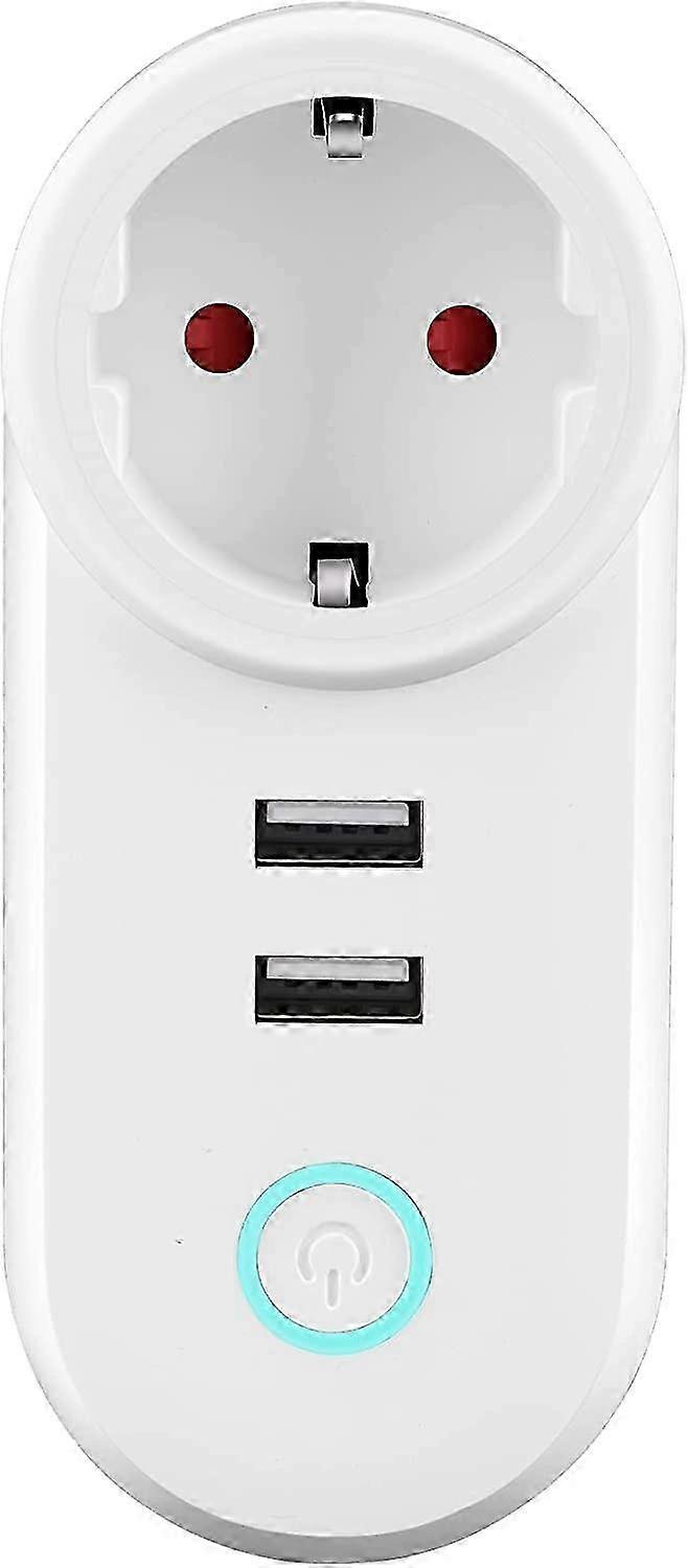 16A Smart Socket Timer, Smart Wi-Fi Outlet, Mini WiFi Output Compatible with