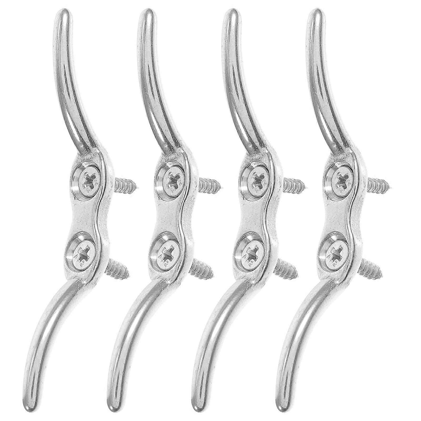 4 Pcs Drapery Hooks Blind Rope Cleat Safety Blind Cleat Cord Safety Cleats Blind Cord Holder Blinds Window Hooks