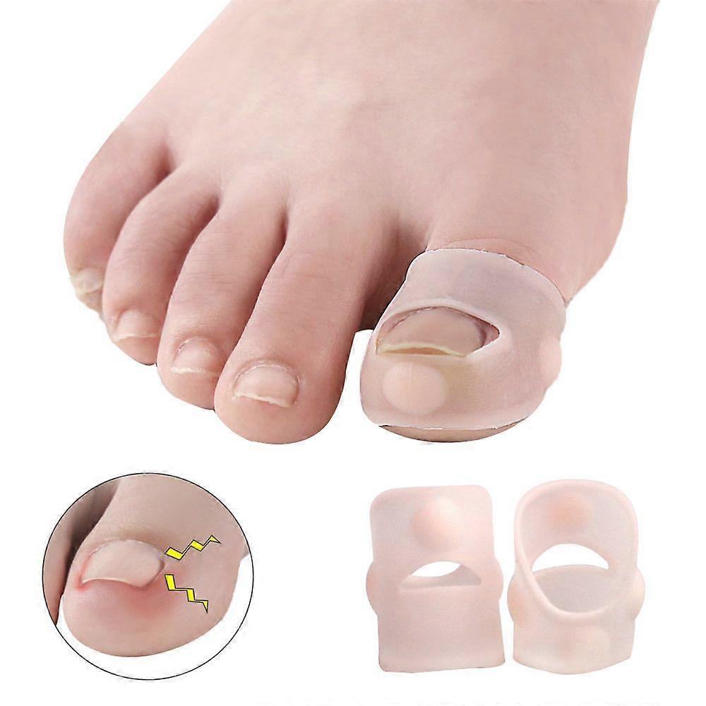6pairs Ingrown Toenail Corrector Μανίκια Ελαστική Σιλικόνη Ingrown Εργαλείο Διόρθωσης Νυχιών