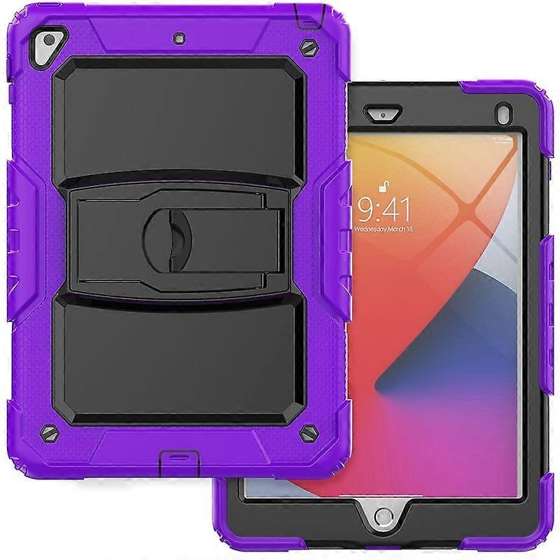 compatible for apple iPad 9.7 2018 2017 Air 2 Pro 9.7 2016 A1566 A1822 A1893 Case Kids Safe Silicon PC Hybrid Shockproof Stand Tablet Cover Computer