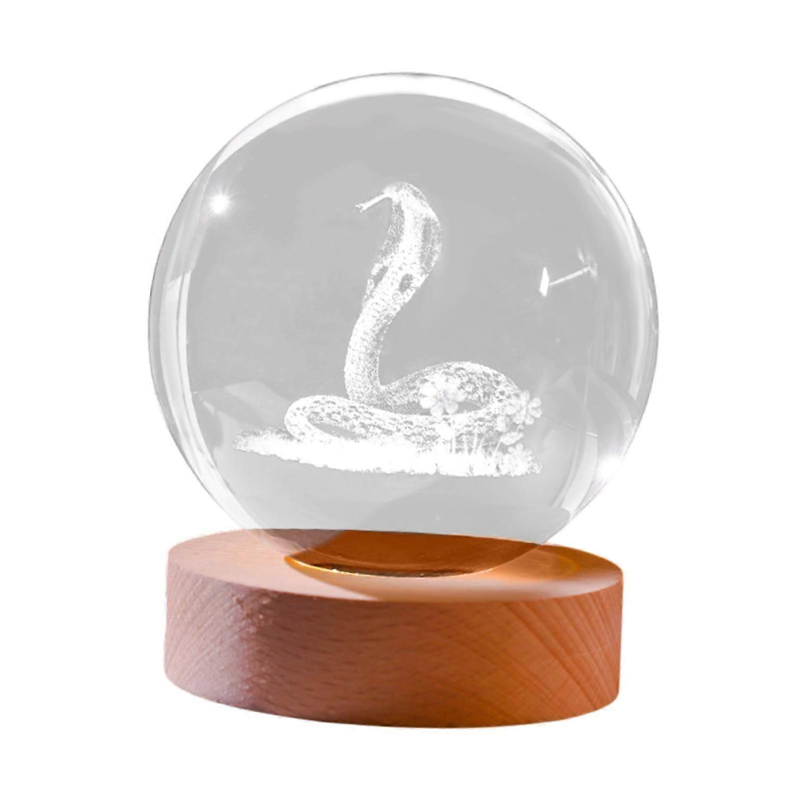 Crystal Sphere Decor Portable Multifunction LED Light Decor Birthday Present