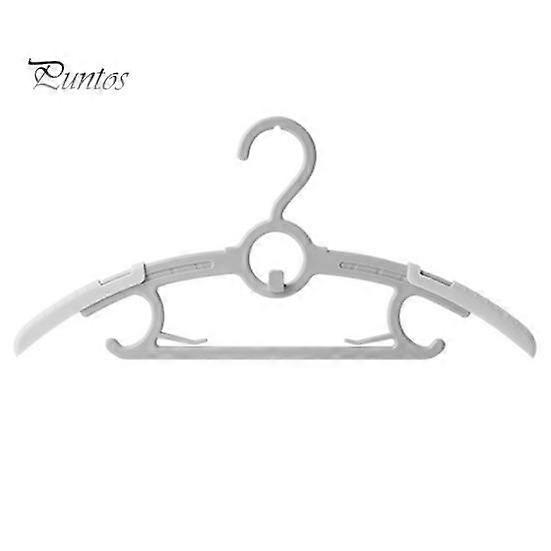 10Pcs Clothes Hanger Non-Slip Baby Closet Hangers Space-Saving Extendable Toddler Clothes Hanger for Home