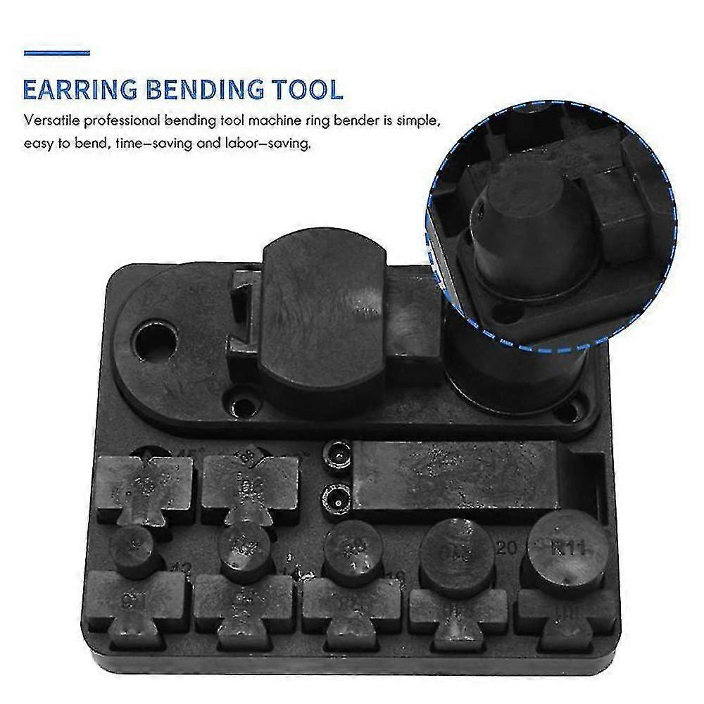 Ring Bending Tool Set, Ring Earring Bending Tools Multi-functional Jewelry Ring Bending Machine Jew