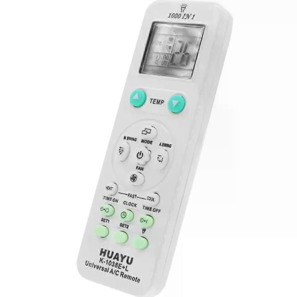 New HUAYU K-1038E+L Universal Remote Control AC LCD Air Conditioner 1000 in 1