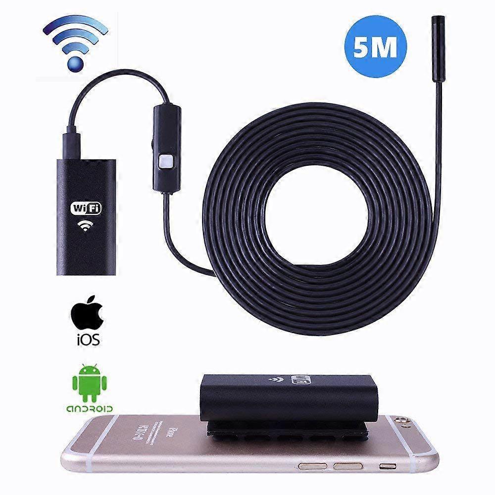 720P HD 8mmwifi Endoscope IOS Apple Android Industrial Mobile Phone Endoscope Cord (1m)
