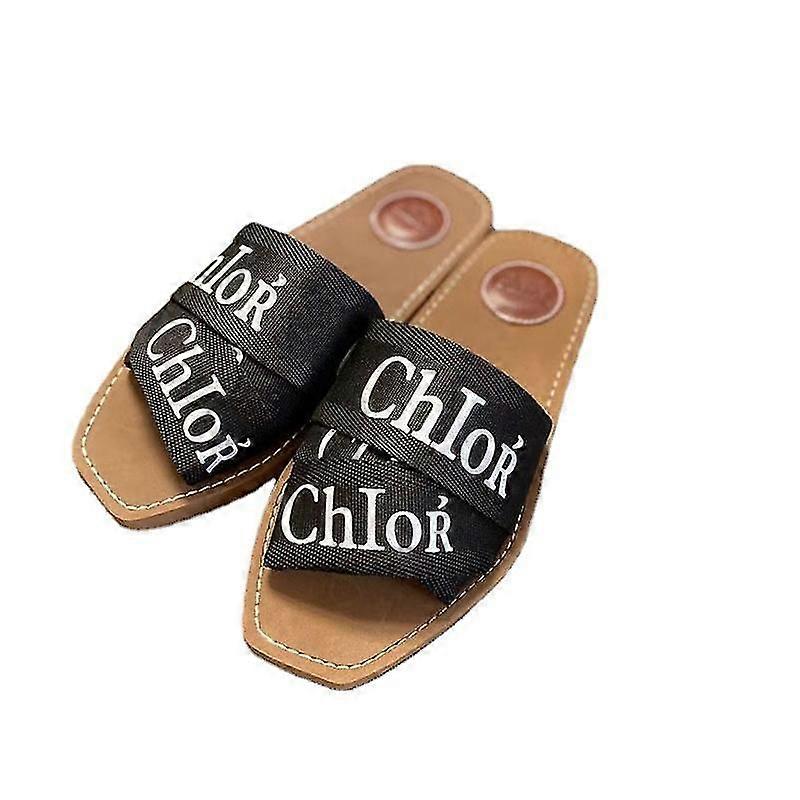 Sandales d't confortables bout carr pour femmes - Slip On Sliders