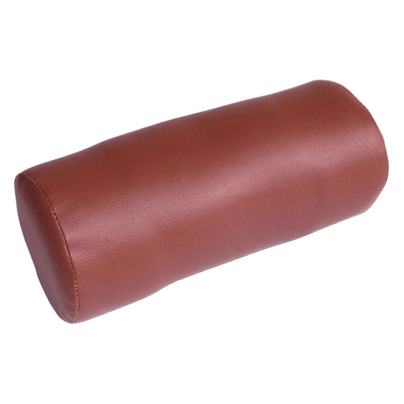 Cylinder Pillow Support, with Adjustable Inserts, PU Leather Orthopedic Cushion