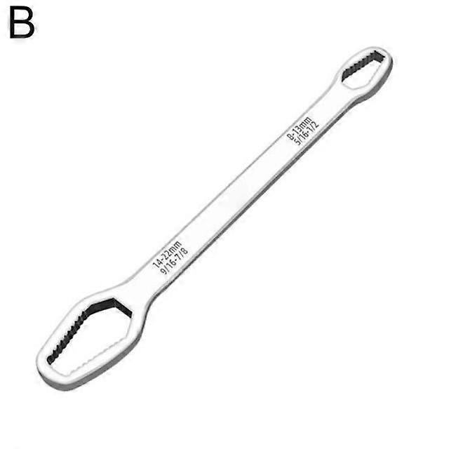 8-22mm Universal Torx Wrench Self-tightening Adjustable Glasses Wrench Board Double-head Torx Spanner Hand Tools for Factory