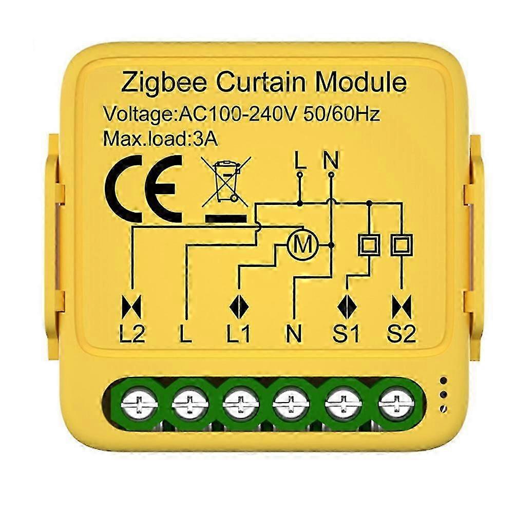 Tuya Smart Zigbee Curtain Switch Module Connected Roller Shutters Blind Motor Smart Life APP Works with Alexa GoogleHome