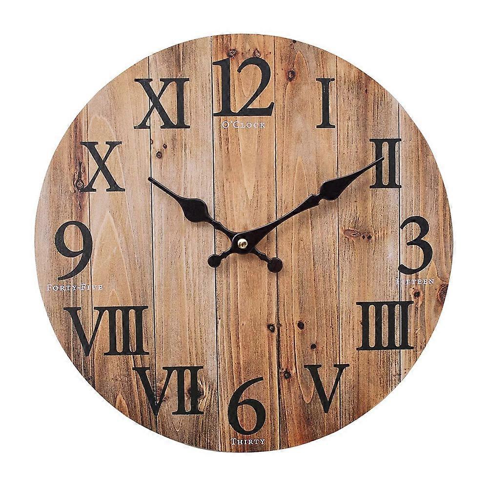 Rustic Antique Clock, Wooden Clock