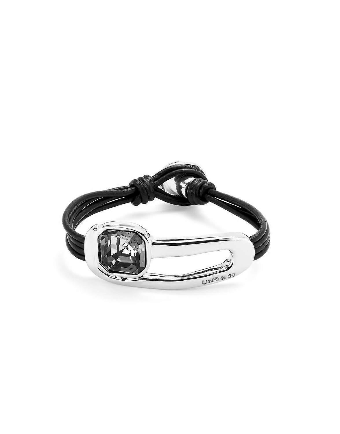 Sterling Silver Plated Ser Expresiva Black Bracelet PUL2513NGRMTL0