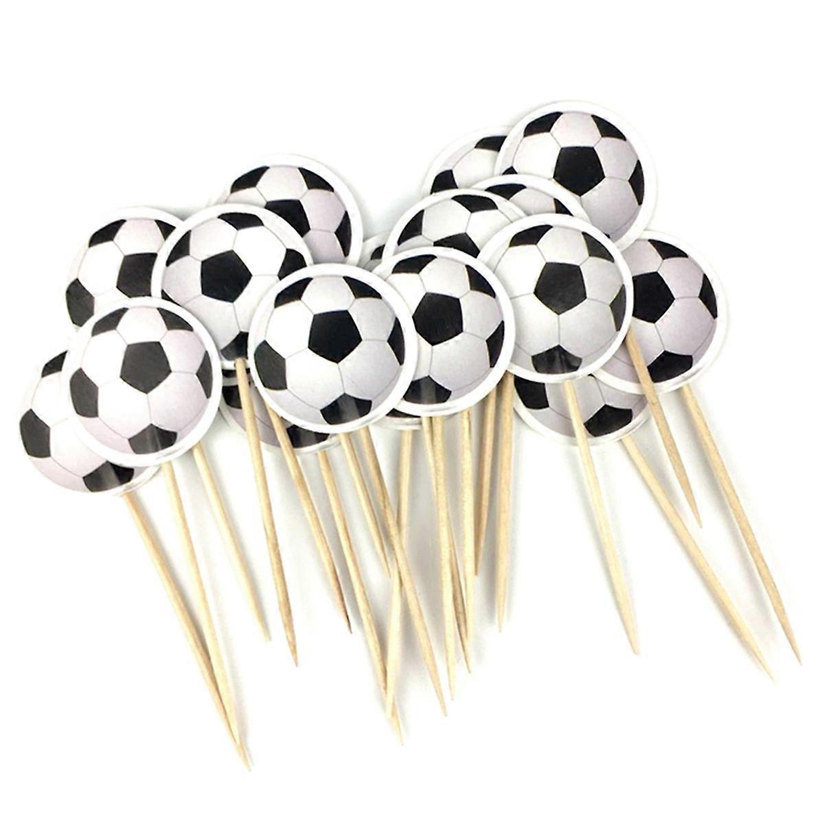 Football Theme Toothpick,Decoration,Fruit Dessert Cake Toothpick Flag